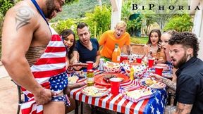 Gina Diamond And Aften Opal - Hot Af 4th Of July Bi Orgy Pool Party - 15:15 video - featuring Aften Opal - from AbXXX