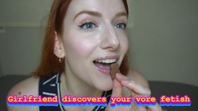 Girlfriend discovers your vore fetish! - HD - 18:05 video - from Clips4sale