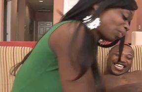Sexy Ebony Babe Gives a Great BlowJob and Fuck to a Hung Stud - HD - 8:12 video - from xHamster