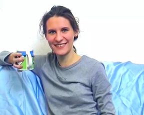 Pretty brunette German babe shows her cunt in front of the cam - 23:23 video - from xHamster