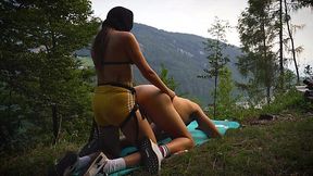 Hiking with Mia Rider and her sub gone wild! - HD - 12:09 video - featuring Mia Rider - from MyLust