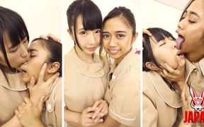 Arisu Mizushima Vs Aysha Yuzuki - Dirty Breath, Nose Licking and Spit Battle Inside a Spotless Spa - HD - 20:43 video - from xHamster