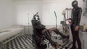 Anal Inspection Of The Rubberdoll Maid In The Clinic - HD - 7:59 video - from BDSMX