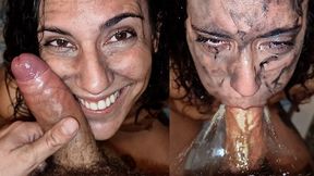Human Toilet: Extreme Deepthroat & Piss Slave Humiliation - SD - 29:35 video - from AbXXX