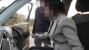 Dogging in the parking lot – wife gets caught sucking off after work - HD - 7:59 video - from AbXXX
