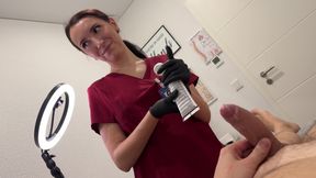 Laser on balls, cock in throat - HD - 20:35 video - from xHamster