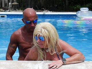 SEXIEST BIKINI BANG EVER !!! Hooters Stepmom Screws Fit Son in Pool. Gets Giant Facial. - HD - 37:05 video - from FreePorn8