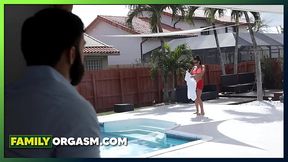 FamilyOrgasm - Stalker Step Uncle Approach to his StepNiece While Taking Sun at Poolside - Vienna Black - HD - 8:30 video - from XVideos