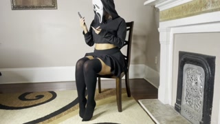 Ghostface Halloween JOI with Countdown & BTS Vlog - Pakistani Jasmine Sherni - HD - 12:55 video - featuring Jasmine Sherni - from Pornzona