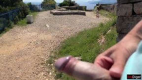 Public Dick Flashing - Girl Help Me to Cum in Mountains - HD - 11:20 video - from FapHouse