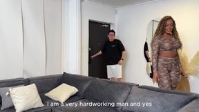 Nerd Boy Creampies Thick Ebony MILF Caught by Bestie Mom Gushing - HD - 12:22 video - featuring Carla Morelli - from DarkFetishTube