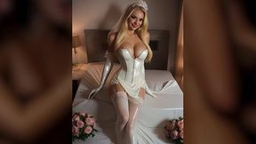 The Hottest & Sexiest AI-generated Busty Slim Brides Are Waiting For Their Wedding Night - HD - 8:06 video - from XGroovy