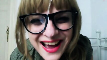 German slut Sandra cum on her glasses compilation - SD - 20:39 video - from Eporner