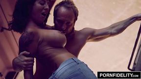 Inked MILF Dollie Darko loves it when a big cock tears her ass in a rough manner - HD - 25:29 video - featuring Ryan Madison - from XGroovy