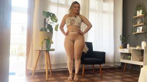 CLEANING THE WINDOW WITH TRANSPARENT PANTS - 4K - 10:11 video - from xHamster