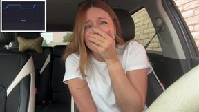 Braless Pit Stop In The Drive Thru With My Lush On Max! - Nadia Foxx - 6:17 video - from AbXXX