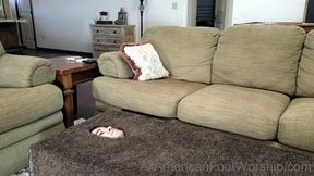 House shoes face in floor part 1 - 11:44 video - from Clips4sale