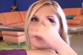 Aaralyn Barra has interracial anal sex and enjoys creampie - HD - 23:45 video - from JuicyVid