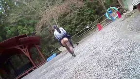 Shameful Japanese Slut Gets Public Enema in Woods Forest - HD - 10:11 video - from AsianMuffin