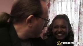 ”Ebony babe Layla Gates sprayed by jizz in classic casting” - SD - 9:51 video - from TransHero