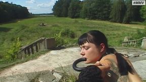 German BDSM - Slap ass anal outdoor - HD - 26:10 video - from xHamster