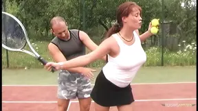 Pamela Killmen and Krystal De Boor crave hardcore anal in a steamy tennis-themed threesome - 14:22 video - featuring Krystal De Boor - from W4NKR