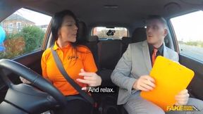 Tanned Student Gets a Classic Surprise During Driving Lesson - Featuring Kandy Kane & Marc Rose! - HD - 15:24 video - from JuicyVid