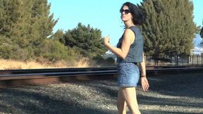 Hairy Milf Masturbates in Public - HD - 8:33 video - from Clips4sale