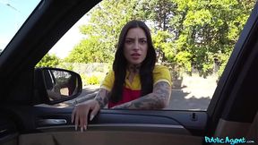 Teen girl gets paid to suck and fuck big cock