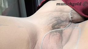 Amateur milf munichgold gets it in nylons hairy pussy with long labia do I need to pee? - HD - 10:29 video - from xHamster