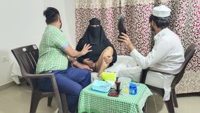 Muslim Women Fucked by the Doctor in Front of Her Husband Because She Could Not Get Pregnant, threesome Sex. Part -2 - HD - 20:02 video - from FapHouse