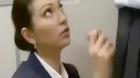 Flight Attendant Fantasy: Steamy Tryst in the Airplane Lavatory - 40:48 video - from JpMilfs