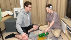 Each Strip Spin the Bottle turn to a tease as clothes fall away - HD - 10:27 video - from xHamster