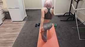 My Fit Teen Roommate let me Fuck her after her Yoga Session and she made me Cum inside Her. - SD - 5:02 video - from XVideosRed