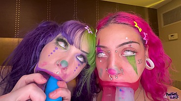 Slutty Clown Bounce House: Mischief & Making Out! - HD - 25:19 video - from Sheer