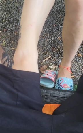 Seducing Footsie under Table - HD - 0:59 video - from xHamster