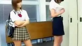 Japan Lesbians Give Steamy Classroom Sex Show - 40:12 video - from AsianMuffin