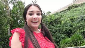 Teen girl watches and gets her creamy reward - SD - 42:18 video - from BigBigTits
