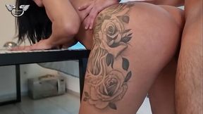 Pt2 - I caught my hot neighbor in her kitchen - HD - 6:06 video - from XVideosRed