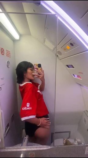 Emma Thai Had Airplane Toilet and Airport Fun - HD - 3:34 video - from FapHouse