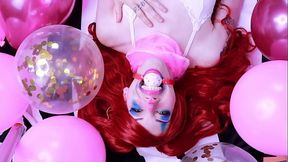 Beautiful Agony in Clown Makeup - HD - 6:11 video - featuring Ryland Babylove - from XVideosRed