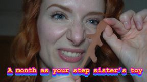 A month as your stepsister's toy - HD - 70:33 video - from Clips4sale