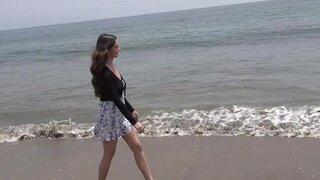 Innocent brunette on vacation turns out to be a whore - HD - 11:21 video - from ZBPorn