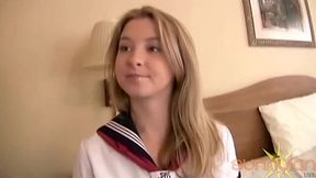 Cute Student Gets Creampied by Hard Asian Cock in Forbidden Classroom - HD - 5:10 video - from Jizzberry