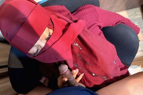 Veiled Girl Taught To Fuck Stepdad To Crot Mouth - HD - 8:55 video - from xHamster