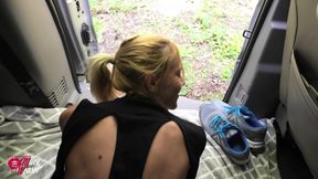 Hot Blonde Bitch Fucked Outdoors in a Car!!! - HD - 22:46 video - from FapHouse