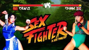 Sex Fighter: Chun Li vs. Cammy (XXX Parody) - HD - 22:24 video - featuring Rina Ellis - from Brazzers