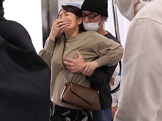 Fifty-year-old Mother Yoshii Miki Touched On The Train - HD - 122:38 video - from PornoXO