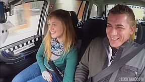 Sex In The Taxi, Hot teen 18+ Blonde - HD - 6:52 video - from PornTop
