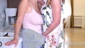 Mature Dutch Lesbians Seduce Busty Young Hottie - HD - 12:58 video - from XXXShake